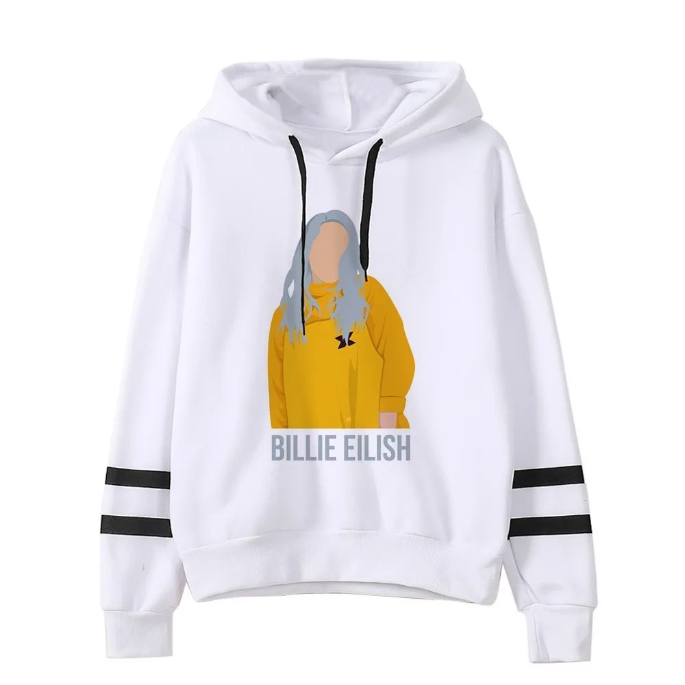 3 Весна, худи Billie Eilish, с принтом, с капюшоном, для женщин и мужчин, толстовка, Одежда Harajuku, повседневная,, толстовки Kpop, толстовки - Цвет: 3