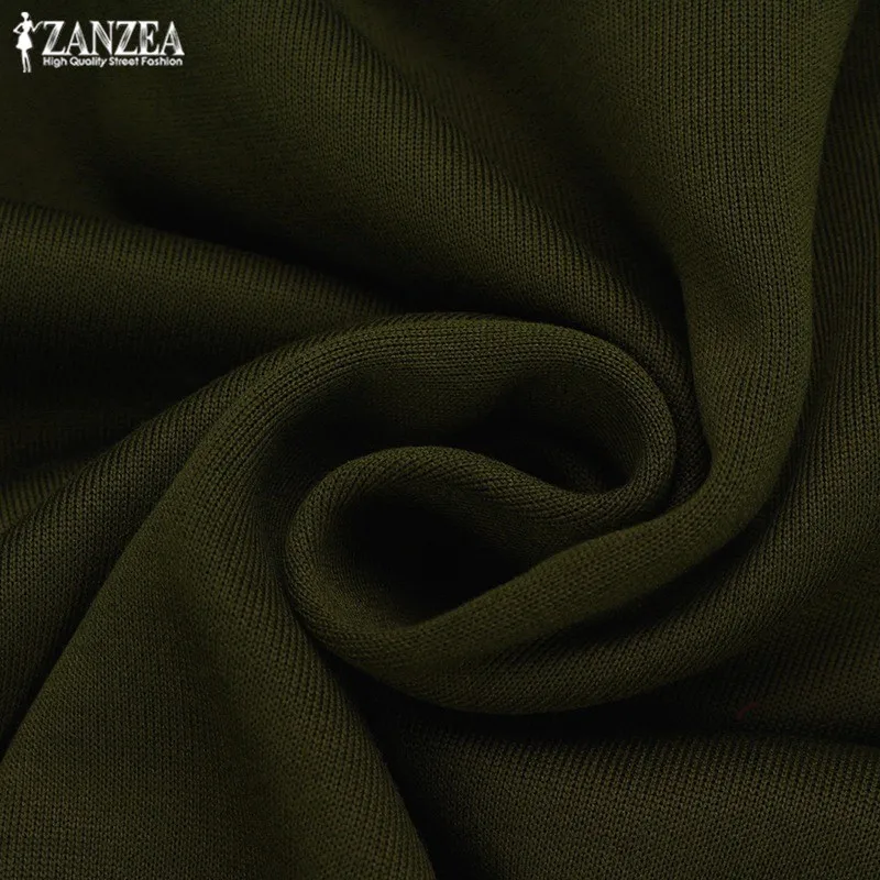 Модная толстовка с капюшоном, женские пальто, куртки ZANZEA, толстовки с капюшоном, зимняя Флисовая теплая Длинная Верхняя одежда на молнии размера плюс, парка 5XL