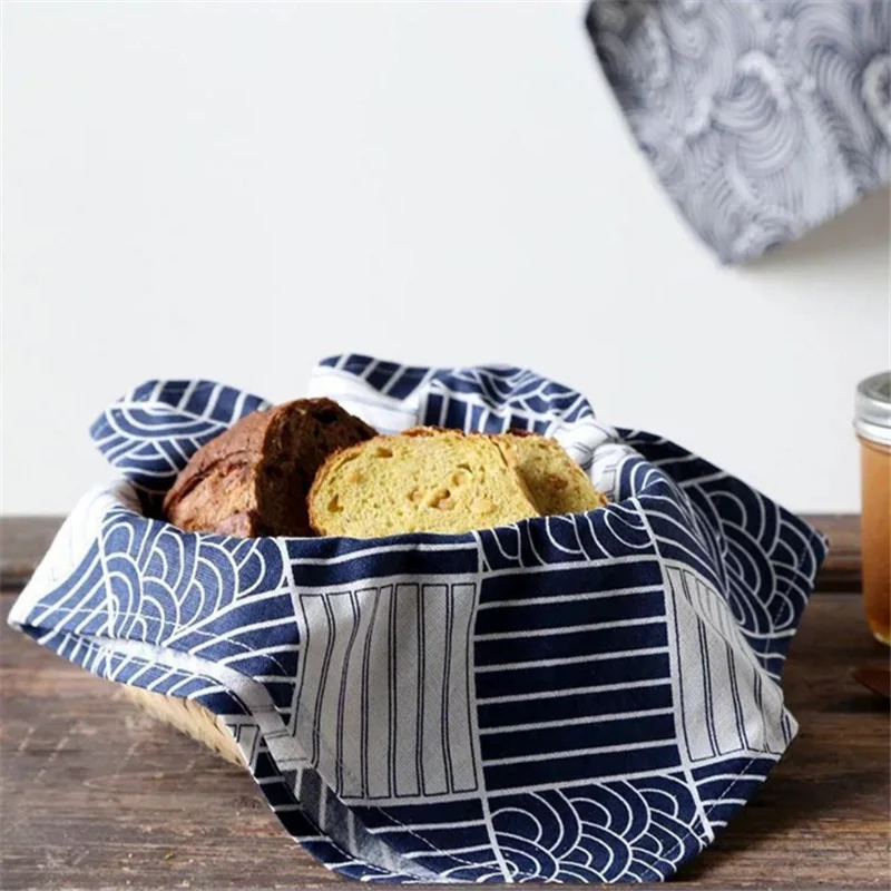 Клетчатая веерообразная салфетка в стиле ретро хлопковые льняные салфетки для