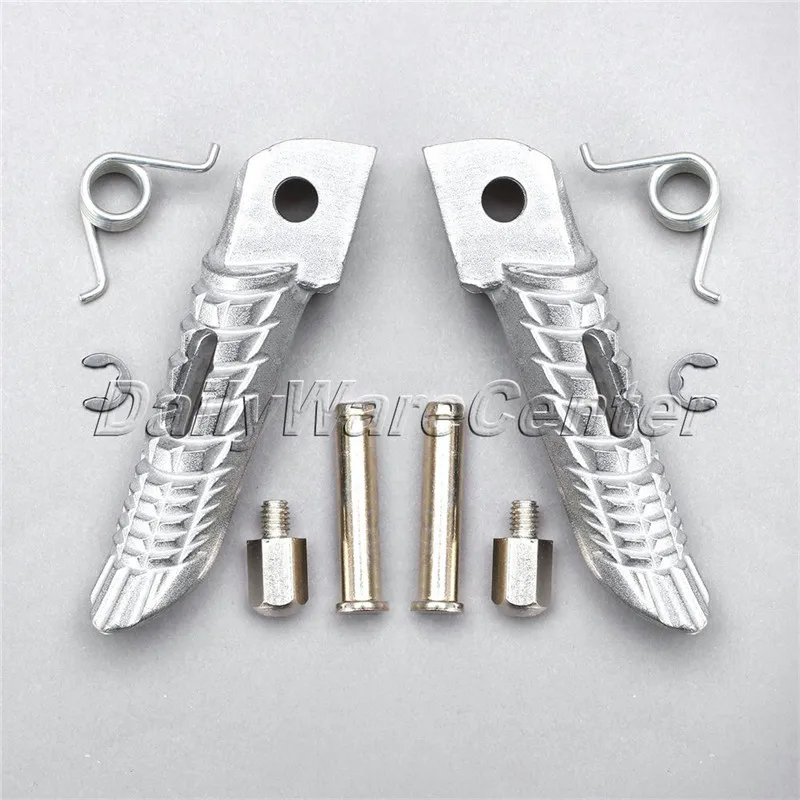 1 пара Хромированная передняя подставка для ног мотоцикла аксессуары диртбайк