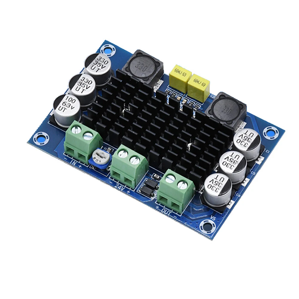 

Mono 100W Digital Power Amplifier Board TPA3116D2 Digital Audio Amplifier Board 12-26V