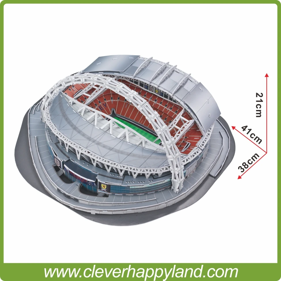 

Clever&Happy 3d puzzle model Wembley Stadium souvenir paper material