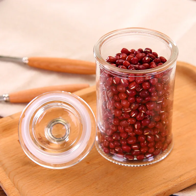 Стеклянная чайная банка NHM 1 шт. герметичный контейнер для хранения большая
