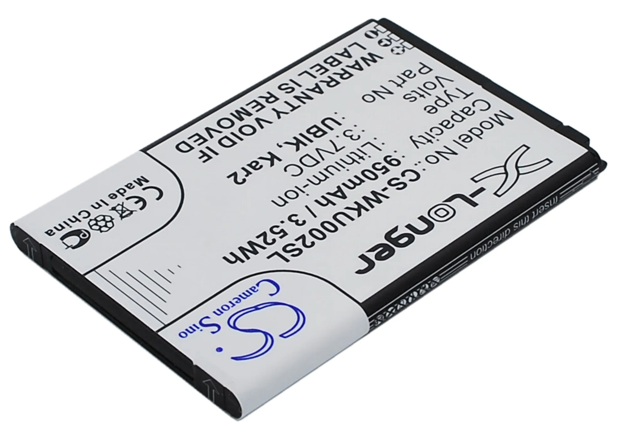 Аккумулятор Cameron Sino 950 мАч для Wiko DOLFY Kar 2 Kar2 N320 UBIK Venia|cameron sino|battery forfor wiko battery |