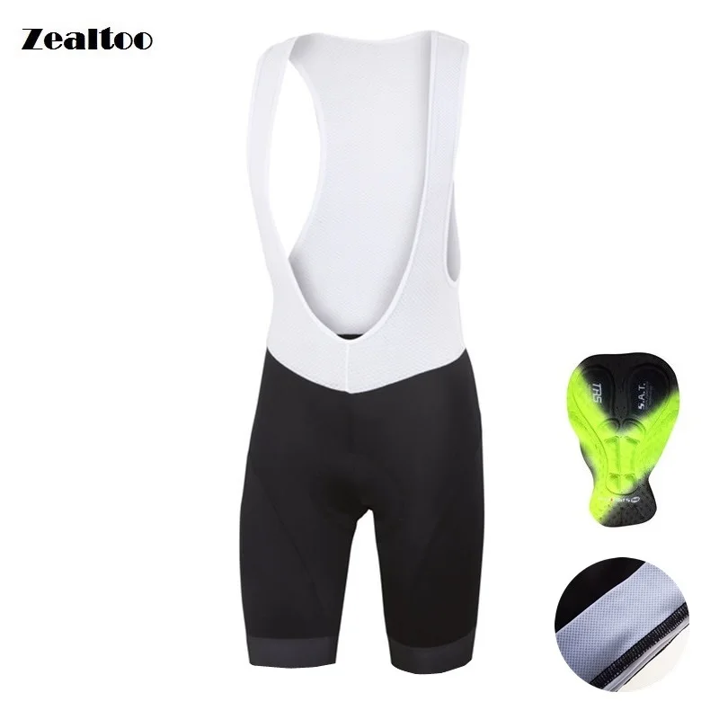 

Zealtoo New Cycling bib Shorts Summer Downhill MTB Road 3D Silicone Padded Shorts Breathable Bicycle Shorts culotte