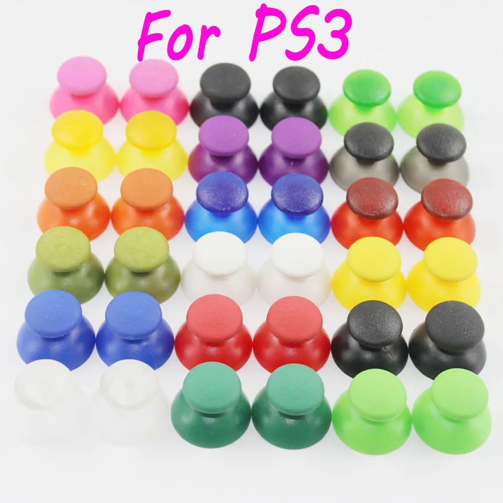 JCD 100 шт. Замена оригинальная 3d аналоговая крышка для Sony Dualshock Playstation 3 PS3 контроллер