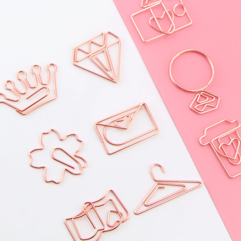 10 шт. милые розовые и золотые ромбовидные короны для влюбленных камер