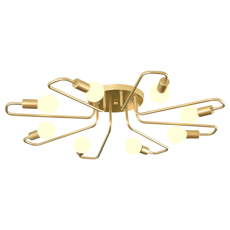 Винтажный потолочный светильник для гостиной спальни скандинавского кованого