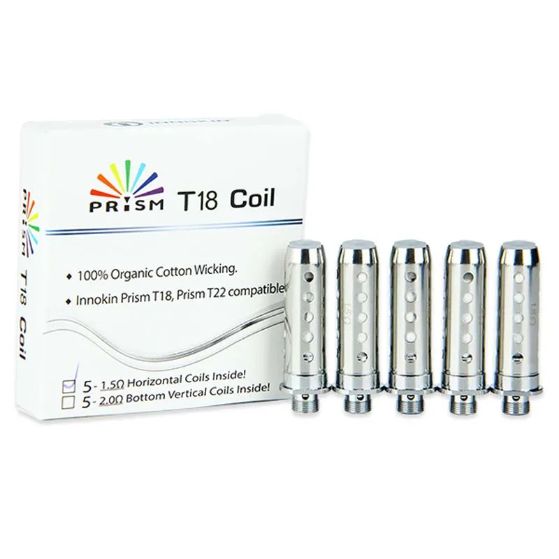 5 шт. оригинальная сменная катушка Innokin Prism 1.5ohm головка для T18 и T22 бак электронная