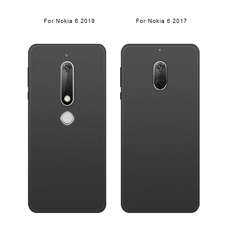 Jderv 2018 чехол для Nokia 6 1 2017 Мягкий силиконовый мягкий матовый телефона