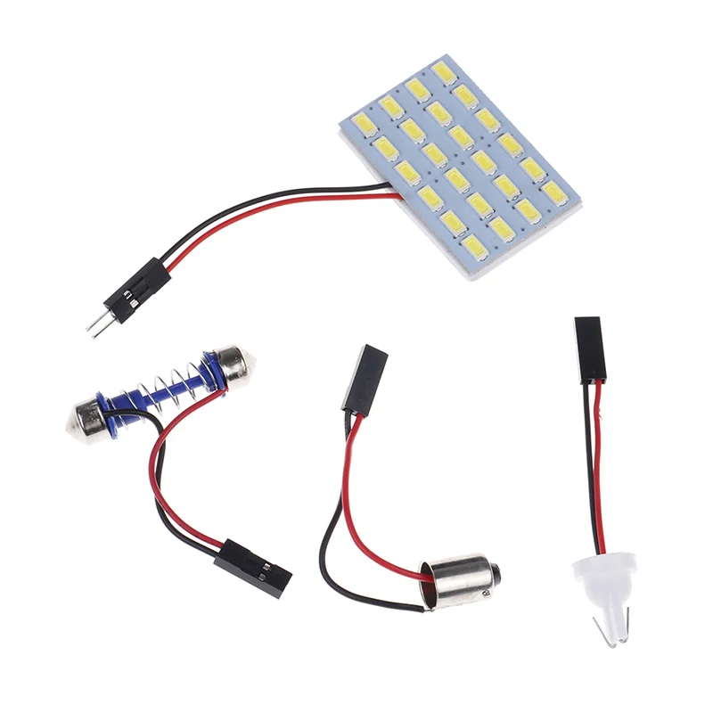 24x 5630 SMD Car Led Vehicle Panel Lamps Auto Interior Reading Lamp Bulb Light Dome Festoon 12v |