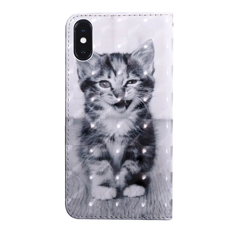 Wekays для Apple Iphone XS Max XR X с мультипликационным принтом «панда», кожаный Fundas чехол для Iphone 5 5S SE 6 Plus 6s Plus, 7 Plus, 8 Plus чехол Чехол