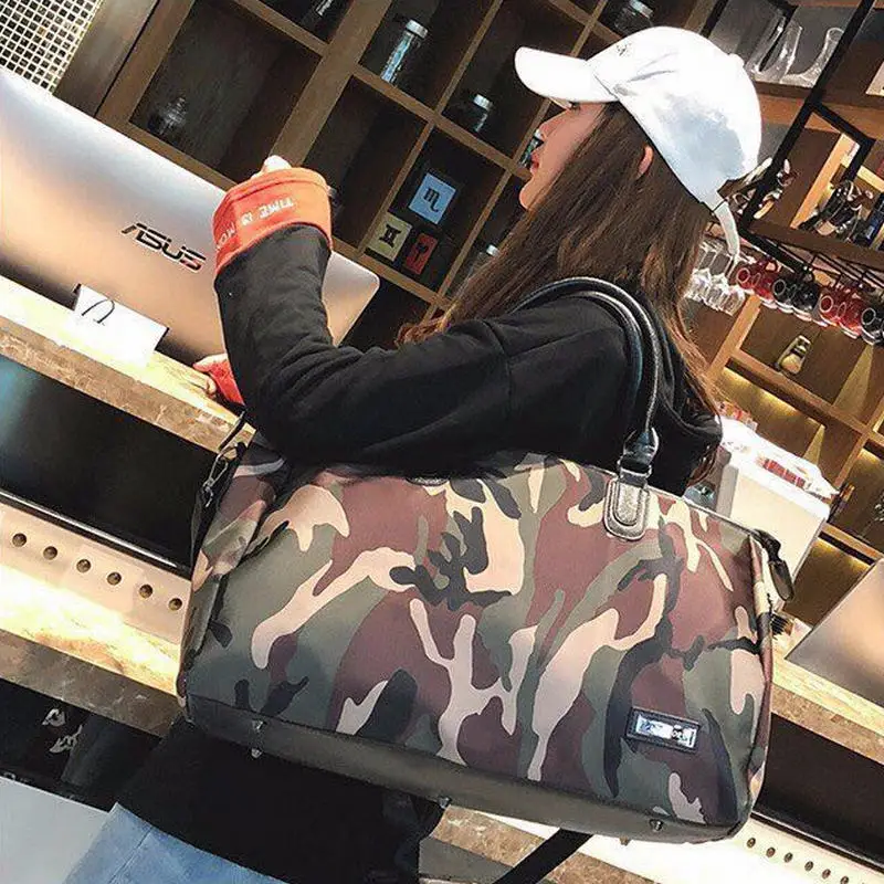 35L Men Camouflage Sport Gym Bag Surper Light Waterproof Outdoor Nylon Fitness Athletic Woman Large Travel Luggage Bags | Спорт и