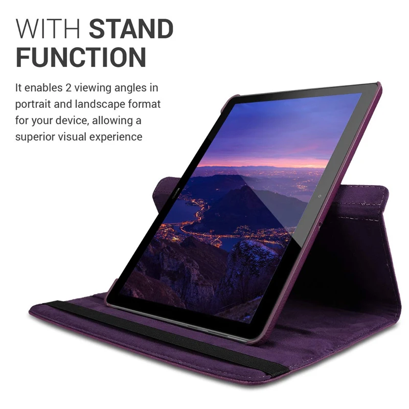 Для Huawei MediaPad T5 10 '' 360 градусов вращающийся PU кожаный чехол для дюймовый