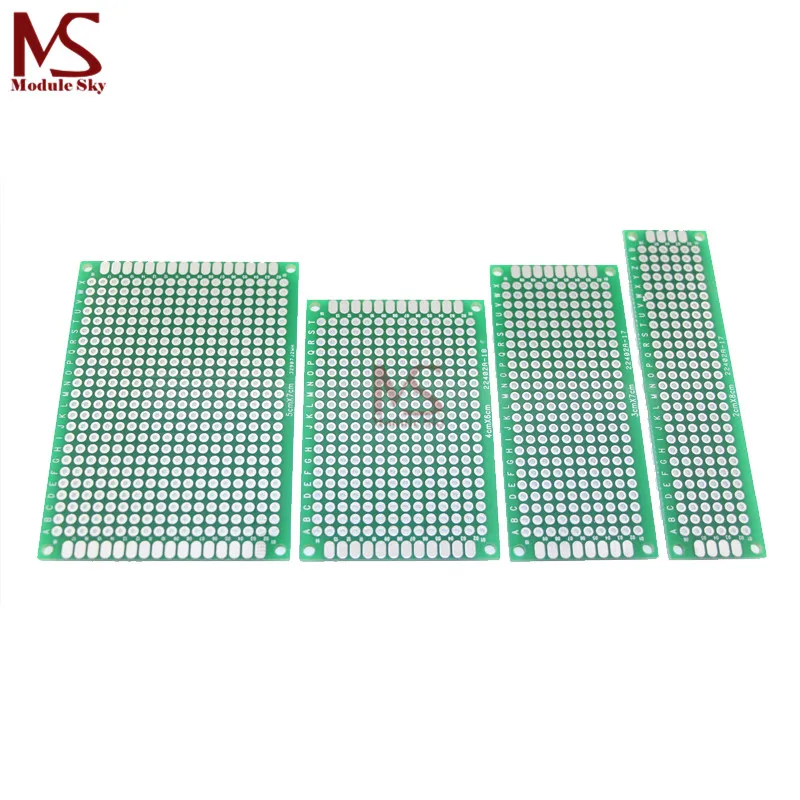 4 шт. двухсторонняя макетная плата из луженого стекловолокна 5x7 4x6 3x7 2x8 см FR4 см|fr4