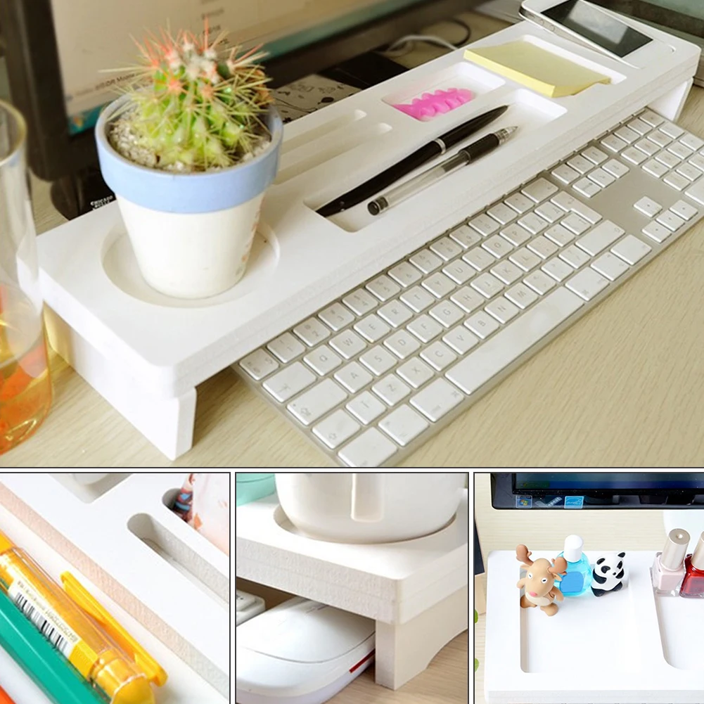 Лидер продаж клавиатуры компьютера Хранение Полка дерево Пластик ручка бусы