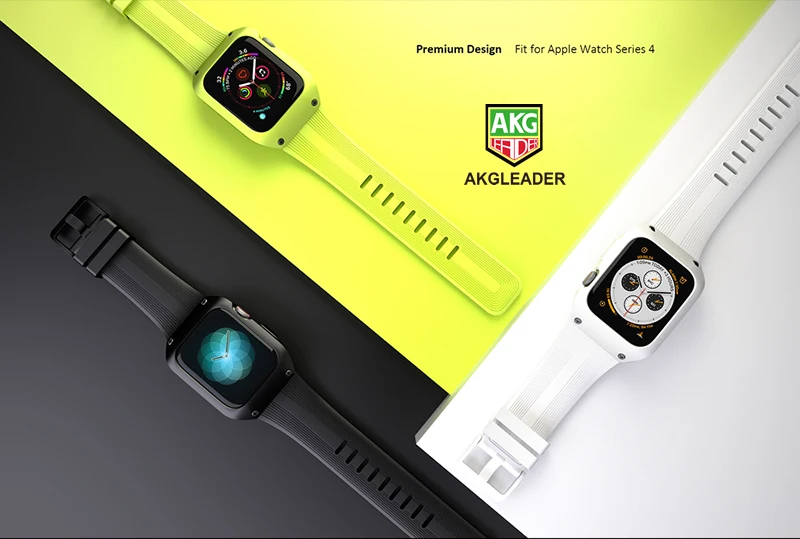 Ударопрочный чехол для часов для Apple Watch серии 4 5 40 мм 44 мм защитный чехол Браслет для Apple iWatch 1 2 3
