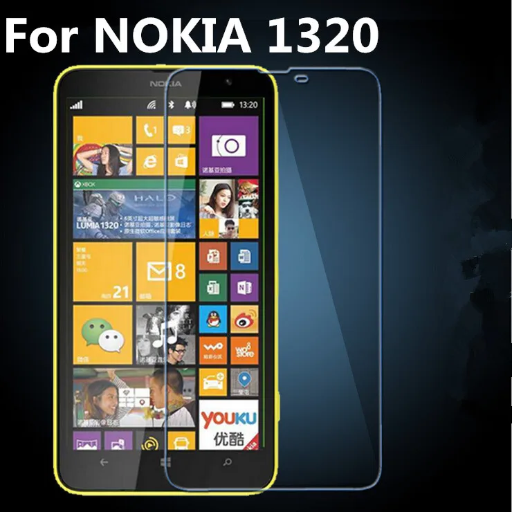 0 3 мм 9H 2.5D Закаленное стекло для Microsoft Nokia Lumia 1320 защитная пленка pelicula de vidro с