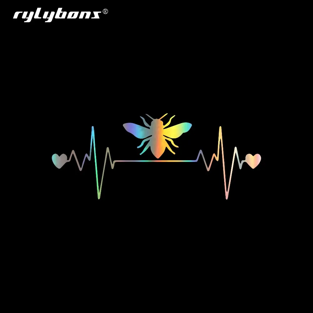 Rylybons &quotсделай сам&quot 13 см * 5 4 пчелы спасательный круг сердцебиение Виниловая