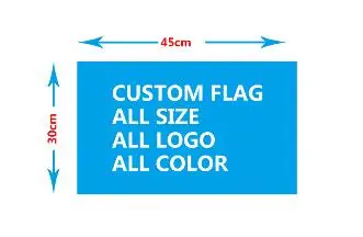 

Индивидуальный флаг 30x45 см, индивидуальный дизайн, любой логотип, полиэстер 100D, односторонний баннер без люверсы