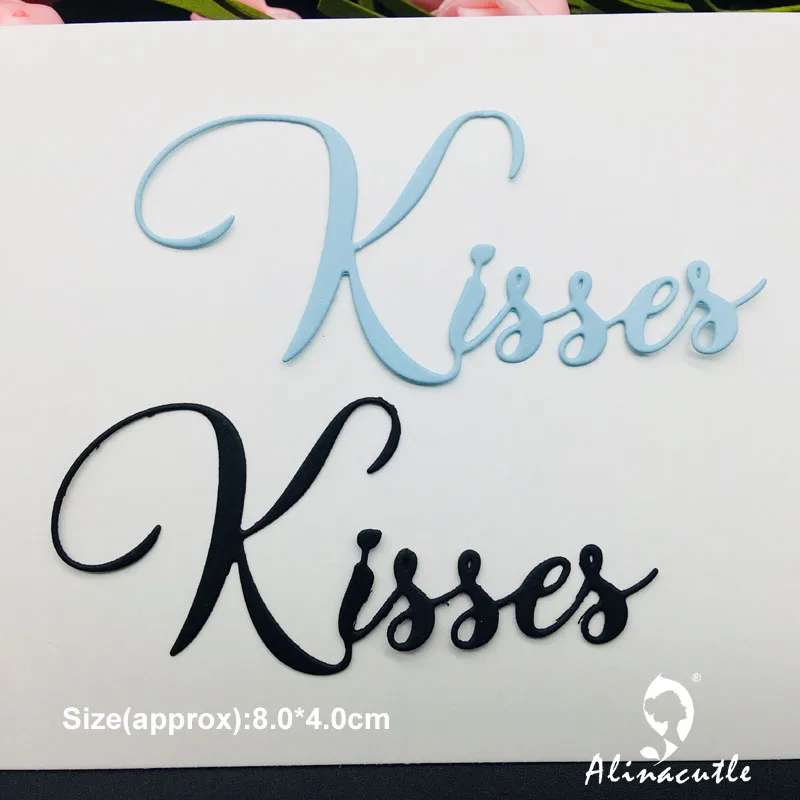 Штампованный металлический режущий штамп kiss Alinacraft DIY альбом скрапбукинга ручной