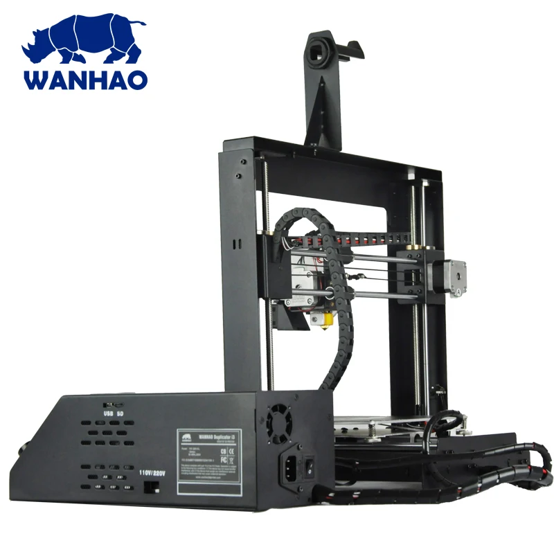 WANHAO дешевые стабильные качества продажа один экструдер I3 V2.1 FDM 3D принтер для