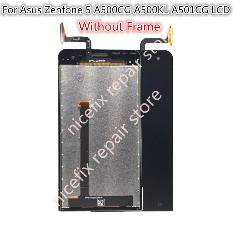 Для ASUS Zenfone 5 LCD сенсорный экран с рамкой дигитайзер ЖК для дисплей A501CG A500CG A500KL