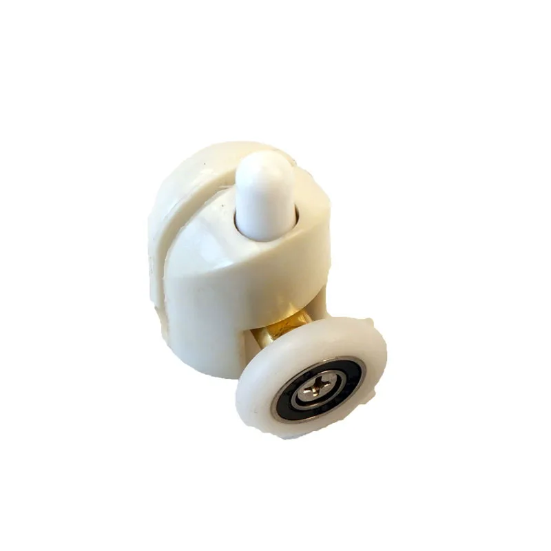 Белый Нейлоновый шкив для раздвижной двери 2 шт. стеклянной аксессуары ванной