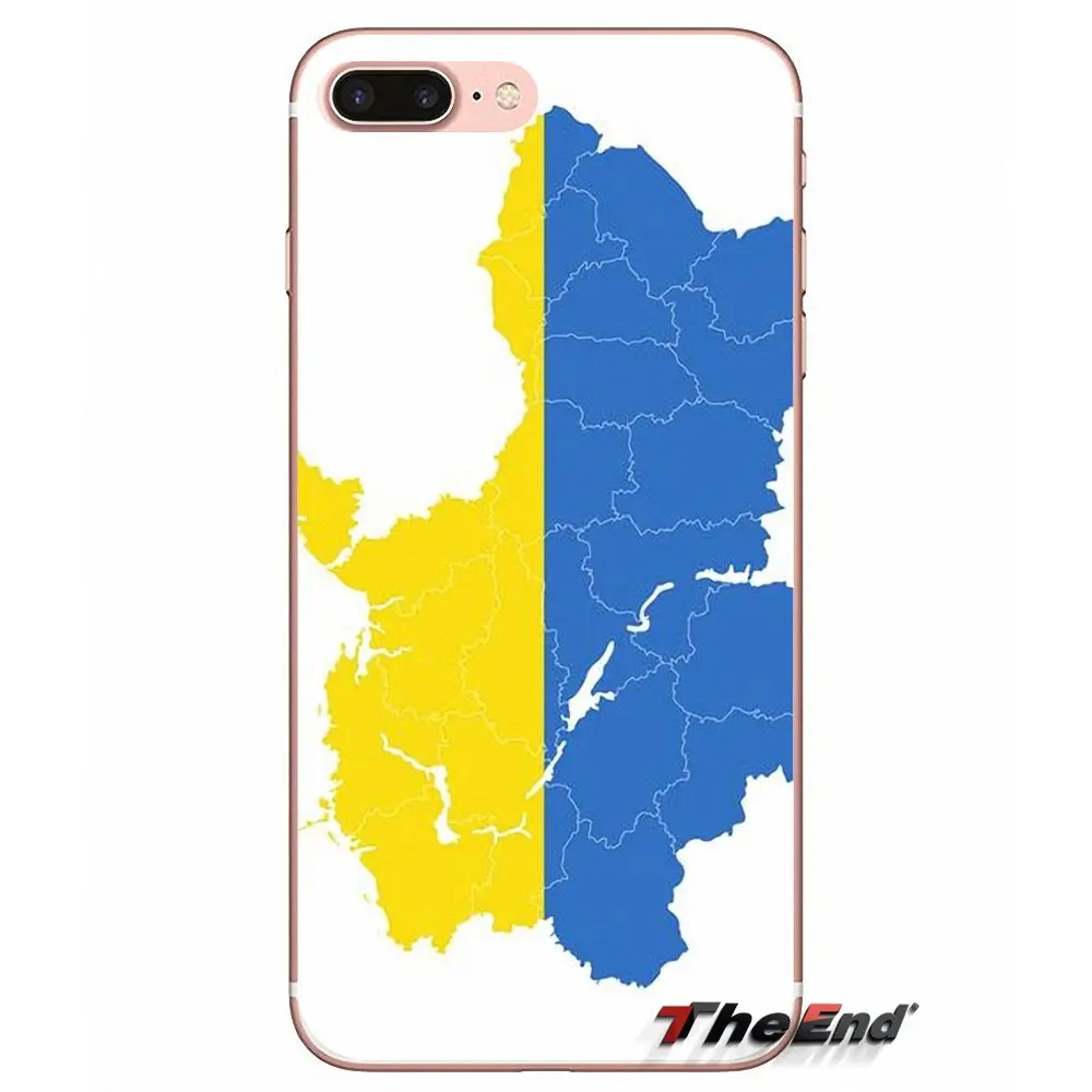 ТПУ чехол UA Украина украинский флаг баннер для Samsung Galaxy S2 S3 S4 S5 MINI S6 S7 edge S8 S9 Plus Note 2 3
