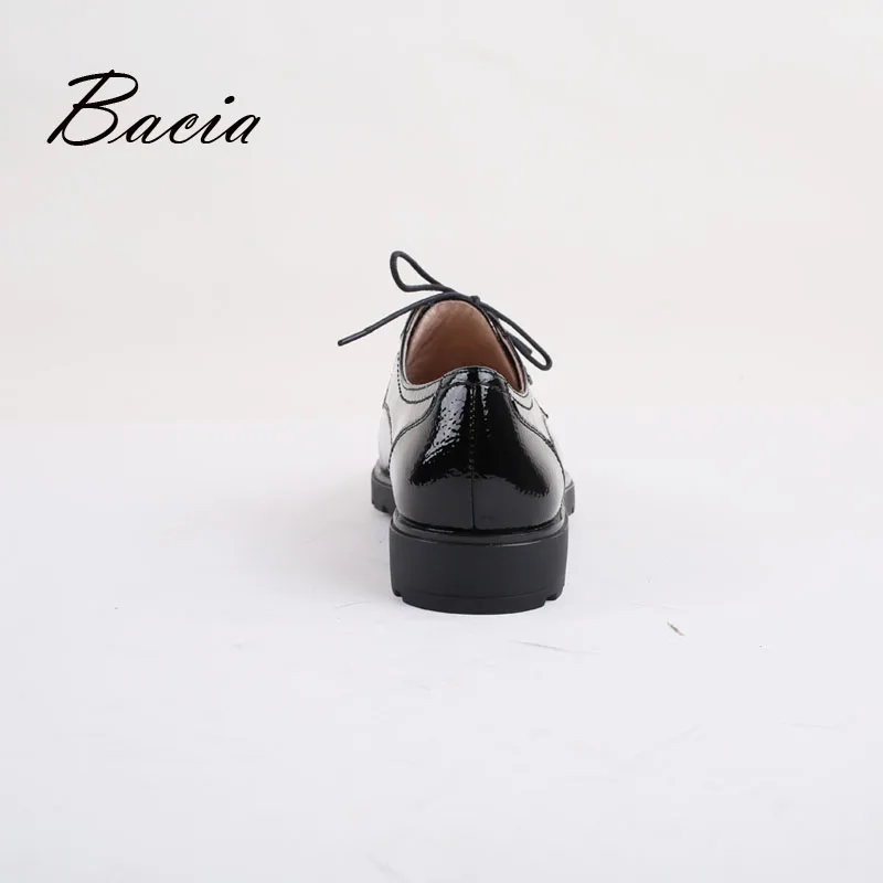 Bacia/обувь из натуральной кожи Для женщин на шнуровке обувь ручной работы полный