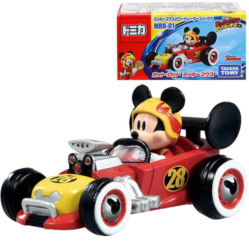 Игрушечный автомобиль Tomica Disney литой металлический с Микки-Маусом родстер модель