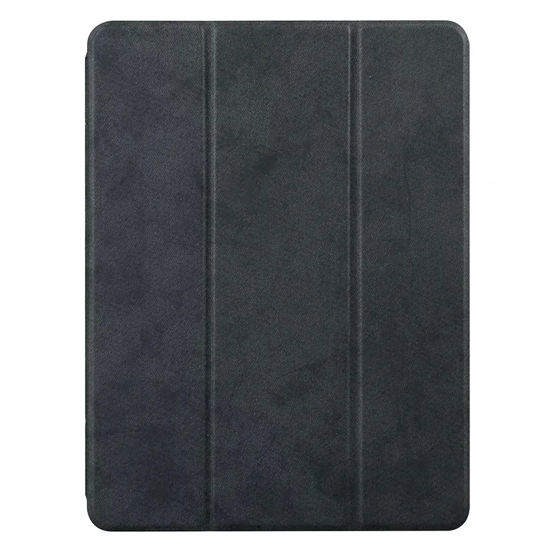 black Чехол для iPad Mini с держателем-карандашом, мягкий чехол из ТПУ на заднюю панель с функцией автоматического сна/пробуждения для iPad Mini 5, 7,9 дюйма - Цвет: black