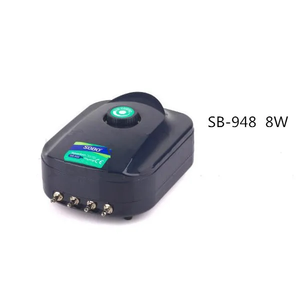 Quiet 220v 8W 12W Air Pump Adjustable Super Silent 4 Outlet Aquarium Fish Tank Oxygen Aerator Koi | Дом и сад