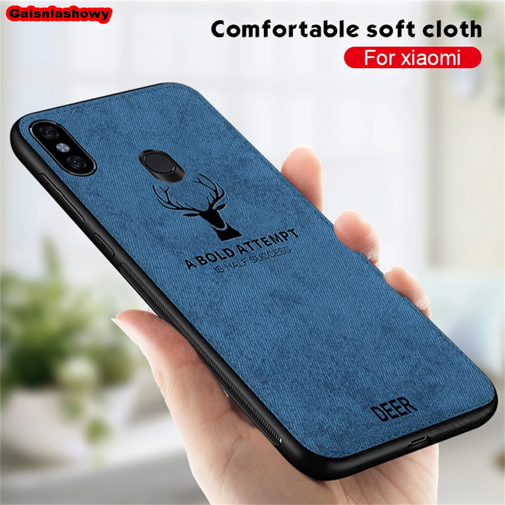 Противоударный тканевый чехол с оленем для Xiao mi Red 7 Note 6 Pro 6A 5 Plus S2 9 8 SE Lite A1 A2 x 2 2S 3 3S