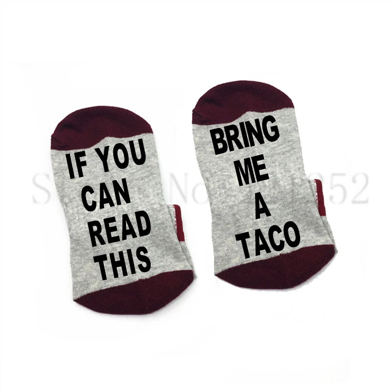 Носки Taco If you can read this Bring me хлопковые эластичные удобные носки унисекс Taco|Носки| |