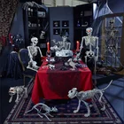 Горячая продажа Скелет животных 100% пластиковый скелет животного кости ужас Хэллоуин Рождество реквизит животное ужас дом вечерние украшения