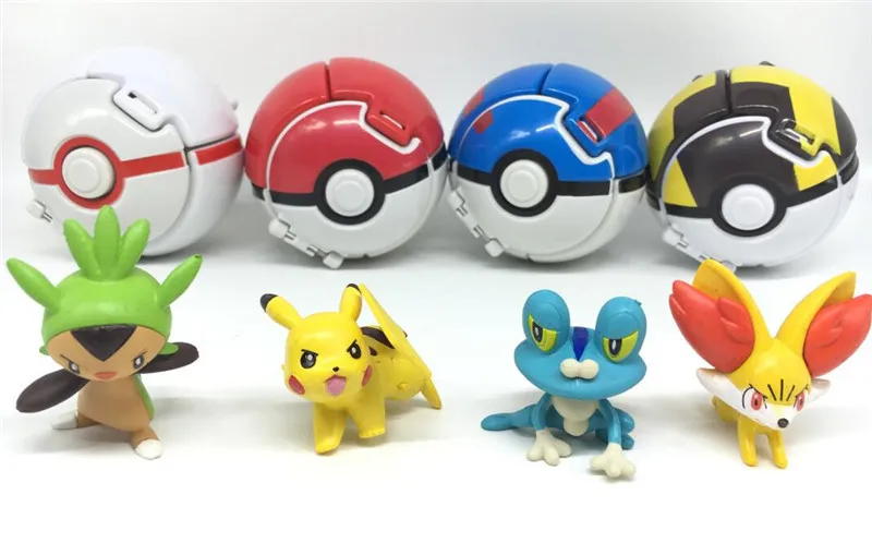 Poke Ball аниме покемон куклы Pocket Monsters Poke косплей реквизит игрушки сенсорный может флип и взрываться