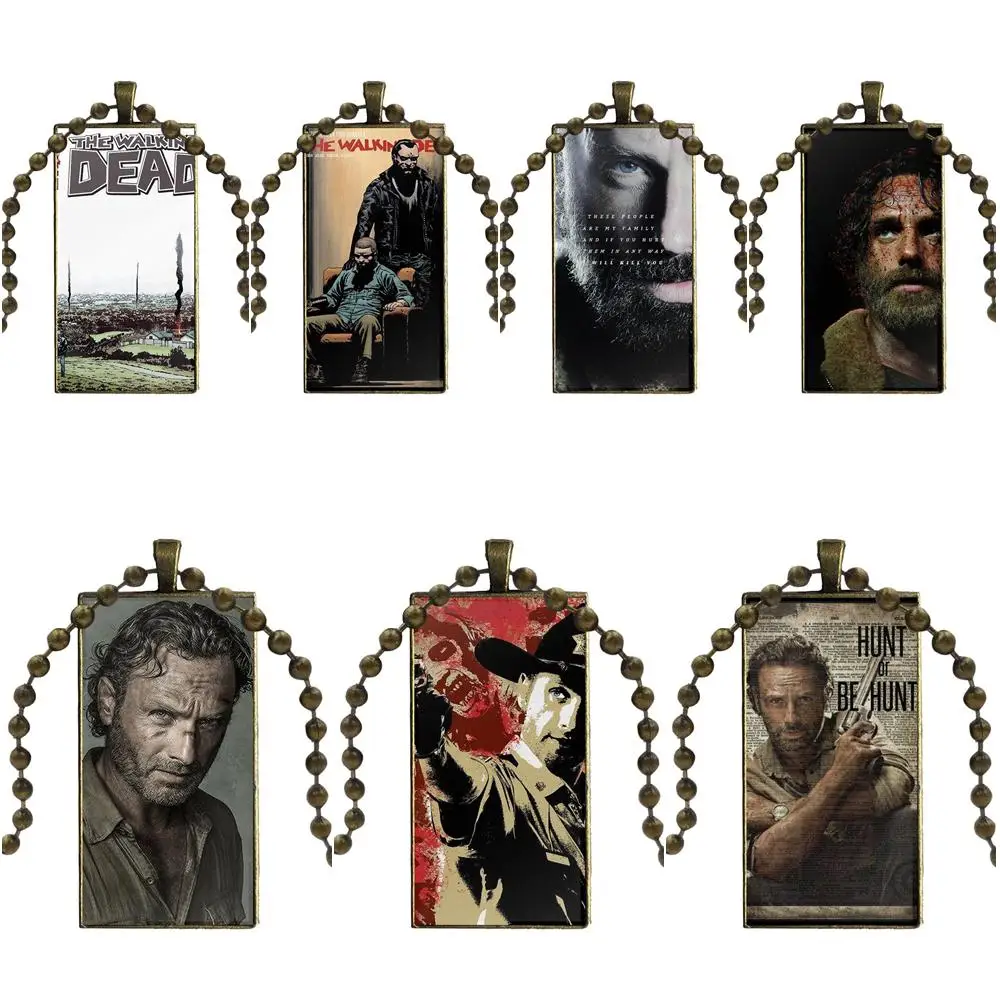EJ glaze The Walking Dead Rick Grimes модное ожерелье для девочек колье ручной работы в