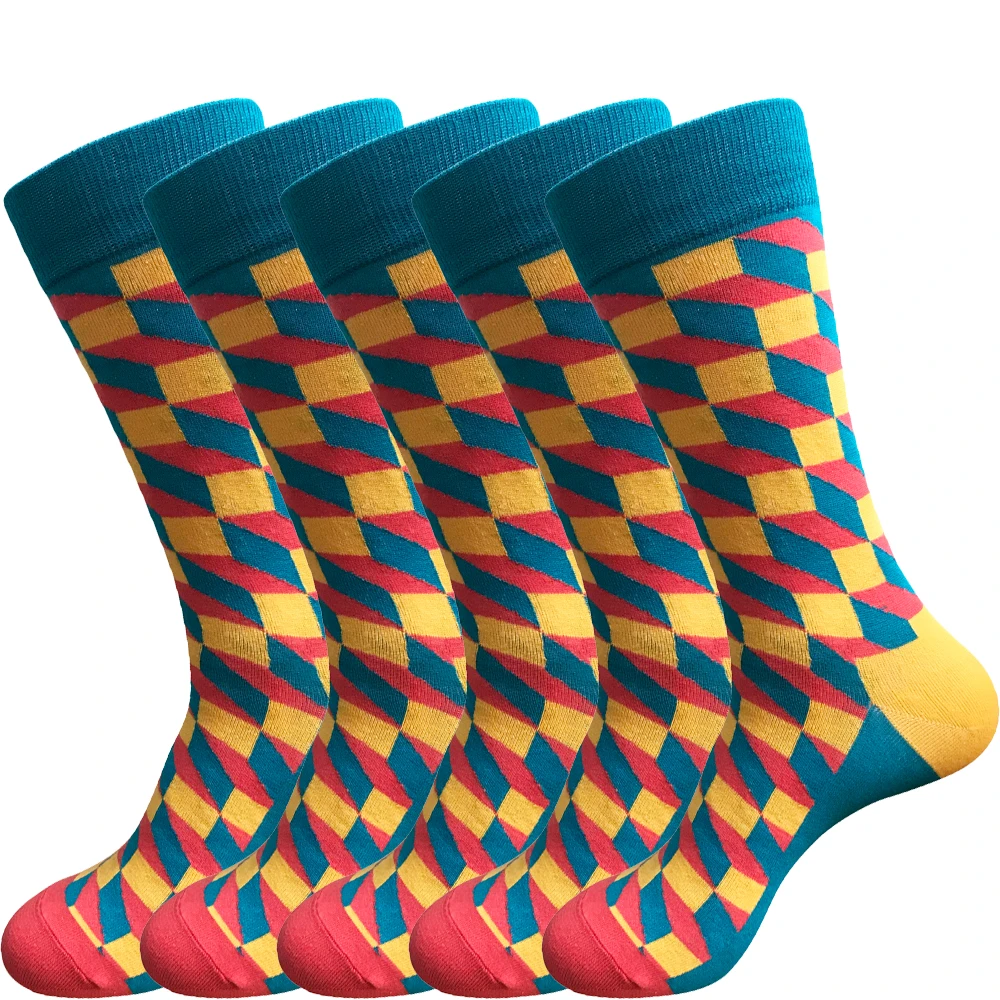 KELV 1 пара Harajuku Art Socks брендовые велосипедные спортивные носки дышащие впитывающие