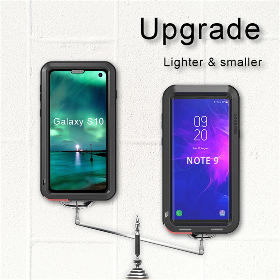 Металл Броня чехол для samsung Galaxy S10 S10E мощный открытый брызг пыле противоударный чехол для телефона для samsung S10 плюс