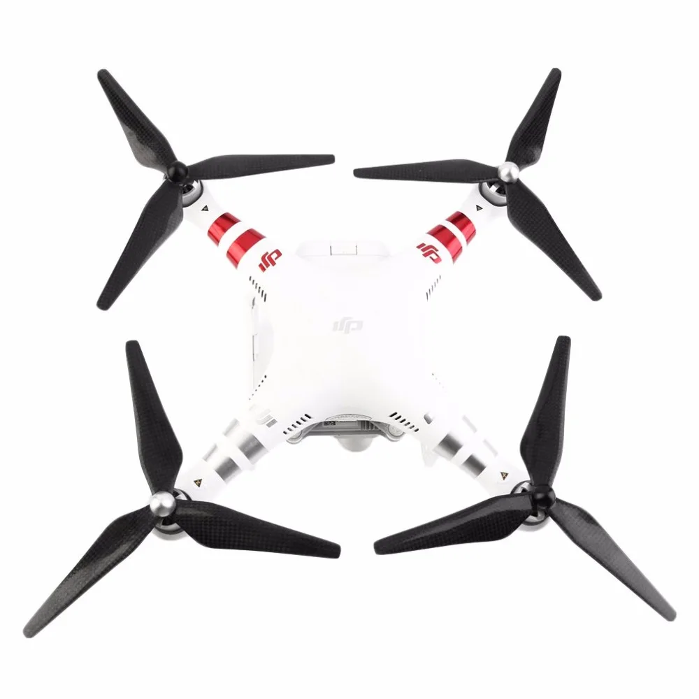 4 шт. 9450 пропеллеры из углеродного волокна для DJI Phantom 3 2 Drone самозатягивающийся Leaf