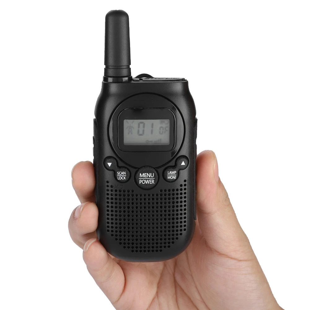 Портативная мини рация SOONHUA Модная двухсторонняя приемопередатчик США 100 240
