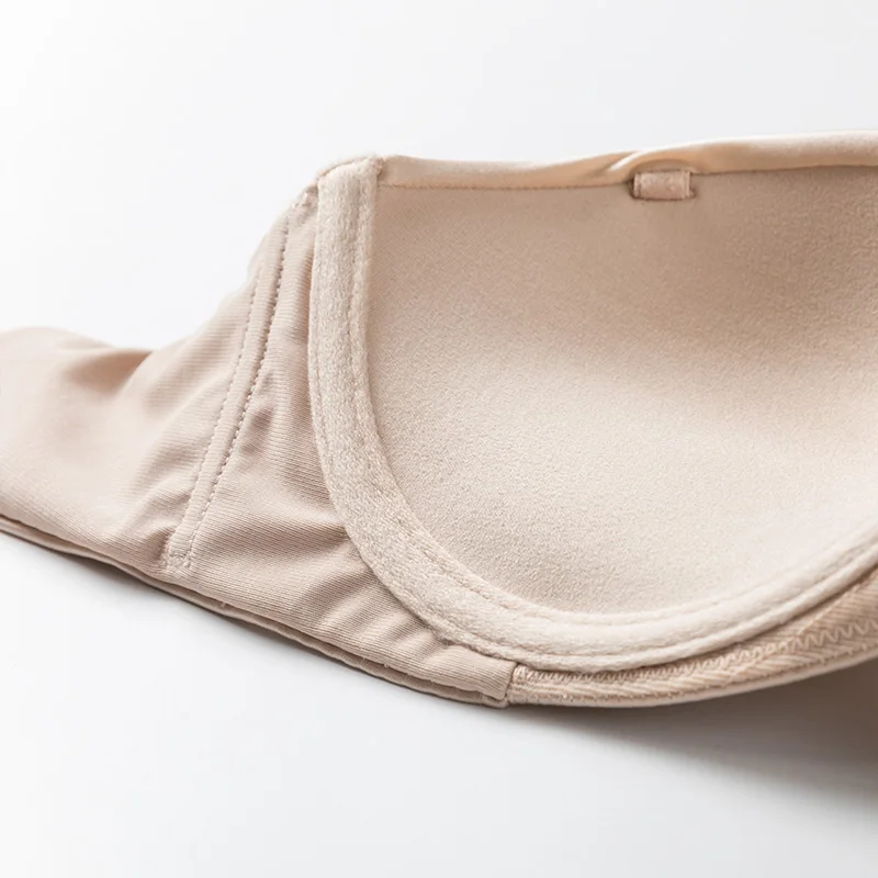 

Delimira Women's Padded Seamless Underwire No Show Lift Push up Multiway Strapless Bra