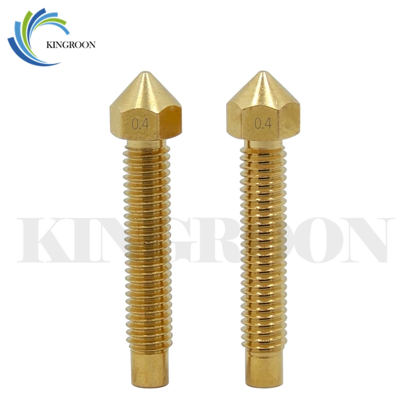 KINGROON удлинение медной форсунки 0 4 мм M6 * 32 Резьбовая насадка для нити 1 75 3 Печатная