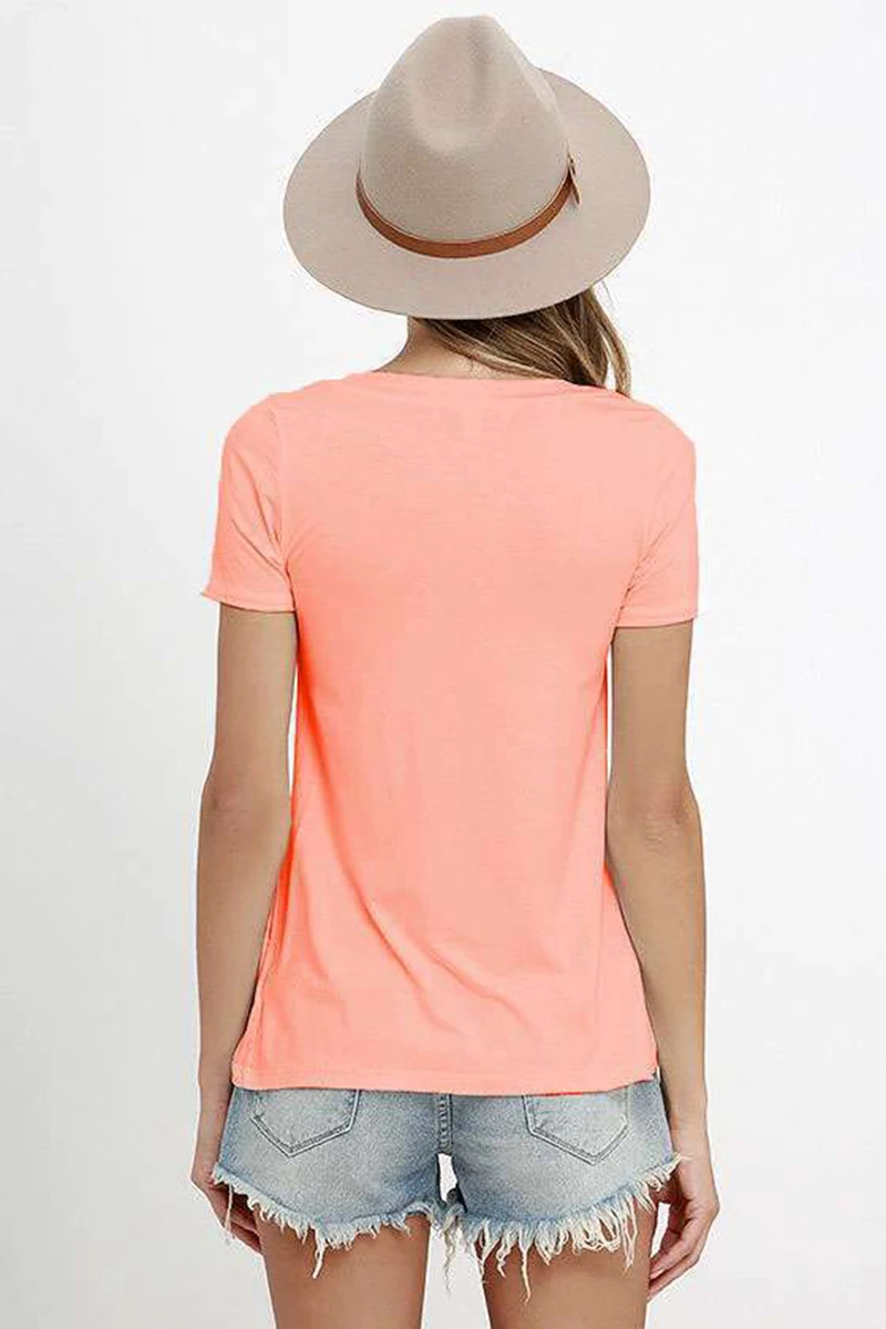 Модный женский Повседневный пуловер футболка с веревкой хлопковые топы