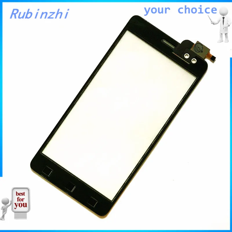 RUBINZHI лента мобильный телефон сенсорный экран сенсорная панель для Micromax Bolt Mega Q397 сенсорный экран Переднее стекло дигитайзер