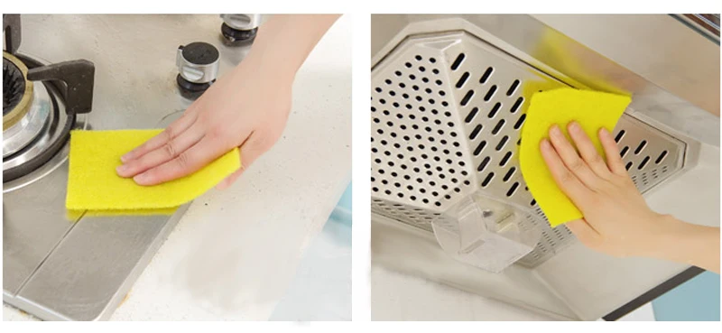 Прочный жесткий площади и Rectangularl блюдо кухонная целлюлозная губка ткань для