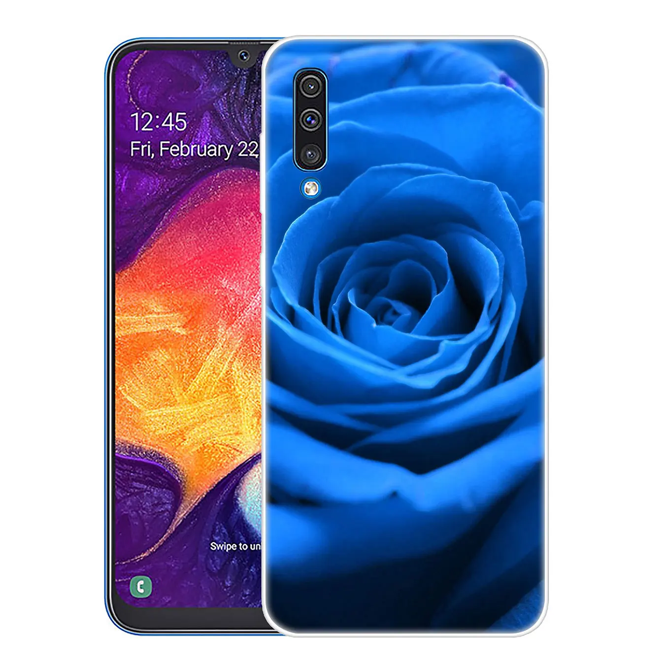 Твердый фиолетовый чехол для телефона Lavaza Flower infinity on Samsung Galaxy A10 A20 A30 A40 A50 A60 A70 M40 M30