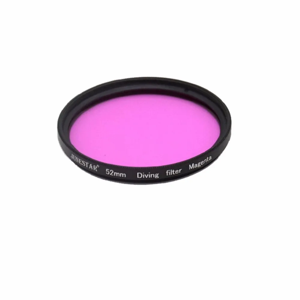 4 в 1 52 мм красный/фиолетовый/желтый цвет фильтр комплект для GoPro Hero 7 6 5 черный