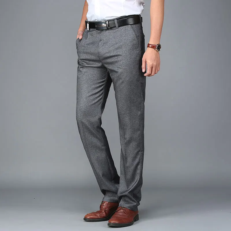2017 летние тонкие мужские брюки среднего возраста деловые повседневные из
